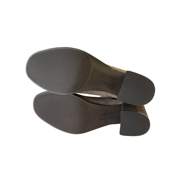 Blondo Sonali Brown Waterproof Ankle Boots Winter Block Heel Sz 8.5 NEW - Picture 7 of 9